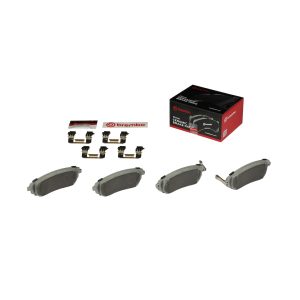 Brembo Brake Pad, Nao, Fmsi Number D929-7880, Ceramic, Set of 4, With Hardware – P78013N