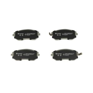 Brembo Brake Pad, Nao, Fmsi Number D929-7880, Ceramic, Set of 4, With Hardware – P78013N