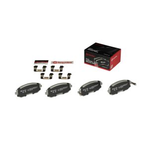 Brembo Brake Pad, Nao, Fmsi Number D929-7880, Ceramic, Set of 4, With Hardware – P78013N