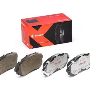 Brembo Brake Pad, Xtra Line, Fmsi Number D929-7830/ D929-7880, Low-Metallic, Set of 4 – P78013X