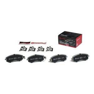 Brembo Brake Pad, Nao, Fmsi Number D1539-7880, Ceramic, Set of 4, With Hardware – P78021N