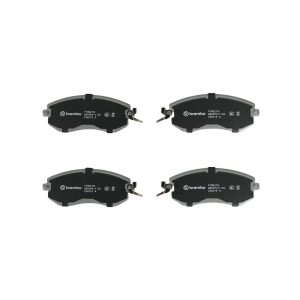 Brembo Brake Pad, Nao, Fmsi Number D1539-7880, Ceramic, Set of 4, With Hardware – P78021N