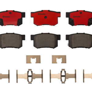 Brembo Brake Pad, Prime Line, Fmsi Number D365-7256/ D537-7418, Ceramic, Set of 4 – P79027N