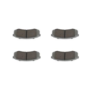 Brembo Brake Pad, Nao, Fmsi Number D606-7487, Ceramic, Set of 4, With Hardware – P83024N