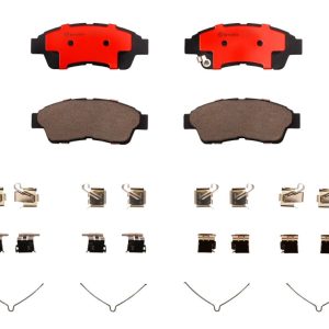 Brembo Brake Pad, Nao, Fmsi Number D562-7441, Ceramic, Set of 4, With Hardware – P83034N