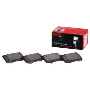 Brembo Brake Pad, Nao, Fmsi Number D707-7581, Ceramic, Set of 4, With Hardware – P83040N