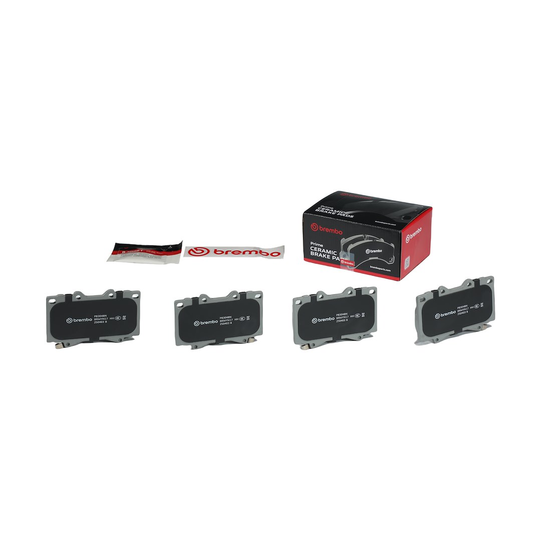 Brembo Brake Pad, Nao, Fmsi Number D772-7639, Ceramic, Set of 4 – P83048N