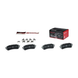 Brembo Brake Pad, Nao, Fmsi Number D773-7640, Ceramic, Set of 4, With Hardware – P83049N