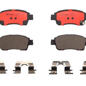 Brembo Brake Pad, Nao, Fmsi Number D831-7704, Ceramic, Set of 4, With Hardware – P83050N
