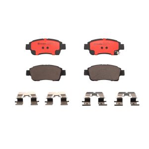 Brembo Brake Pad, Nao, Fmsi Number D831-7704, Ceramic, Set of 4, With Hardware – P83050N