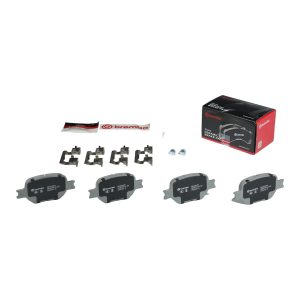 Brembo Brake Pad, Nao, Fmsi Number D817-7691, Ceramic, Set of 4, With Hardware – P83054N