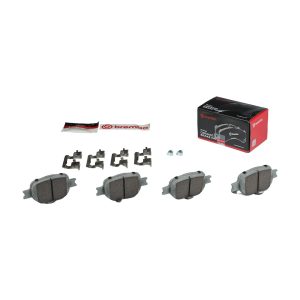 Brembo Brake Pad, Nao, Fmsi Number D817-7691, Ceramic, Set of 4, With Hardware – P83054N