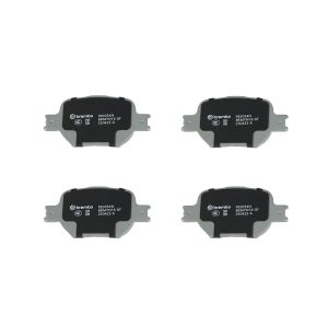 Brembo Brake Pad, Nao, Fmsi Number D817-7691, Ceramic, Set of 4, With Hardware – P83054N