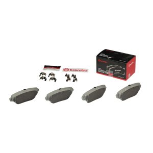 Brembo Brake Pad, Nao, Fmsi Number D862-7738, Ceramic, Set of 4, With Hardware – P83055N