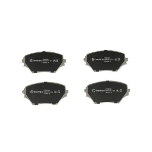 Brembo Brake Pad, Nao, Fmsi Number D862-7738, Ceramic, Set of 4, With Hardware – P83055N