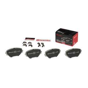 Brembo Brake Pad, Nao, Fmsi Number D862-7738, Ceramic, Set of 4, With Hardware – P83055N