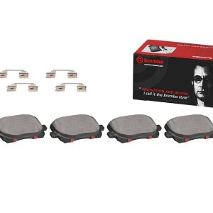 Brembo Brake Pad, Nao, Fmsi Number D923-7824, Ceramic, Set of 4, With Hardware – P83061N