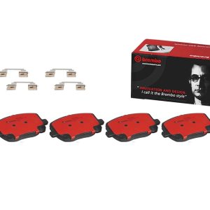 Brembo Brake Pad, Nao, Fmsi Number D923-7824, Ceramic, Set of 4, With Hardware – P83061N
