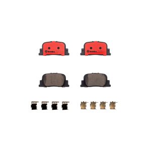 Brembo Brake Pad, Nao, Fmsi Number D835-7708, Ceramic, Set of 4, With Hardware – P83063N