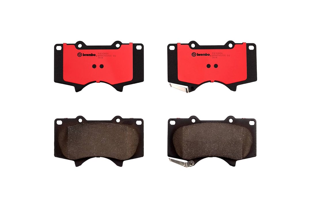Brembo Brake Pad, Nao, Fmsi Number D976-7877, Ceramic, Set of 4 – P83066N