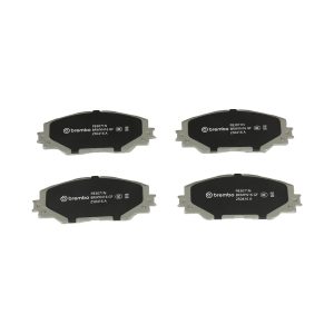 Brembo Brake Pad, Nao, Fmsi Number D1211-8331, Ceramic, Set of 4, With Hardware – P83071N