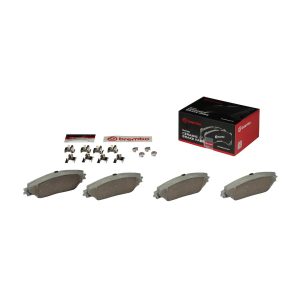 Brembo Brake Pad, Nao, Fmsi Number D1211-8331, Ceramic, Set of 4, With Hardware – P83071N