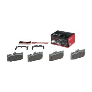 Brembo Brake Pad, Nao, Fmsi Number D1118-8224, Ceramic, Set of 4, With Hardware – P83072N