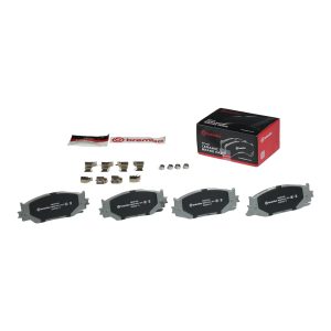 Brembo Brake Pad, Nao, Fmsi Number D1178-8294, Ceramic, Set of 4, With Hardware – P83074N