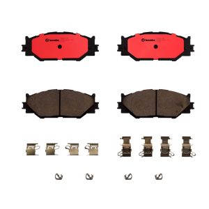 Brembo Brake Pad, Nao, Fmsi Number D1178-8294, Ceramic, Set of 4, With Hardware – P83074N