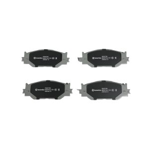 Brembo Brake Pad, Nao, Fmsi Number D1178-8294, Ceramic, Set of 4, With Hardware – P83074N