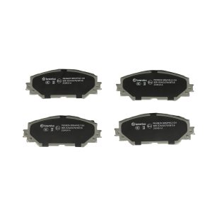 Brembo Brake Pad, Nao, Fmsi Number D1210-8330, Ceramic, Set of 4, With Hardware – P83082N