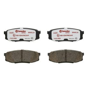 Brembo Brake Pad, Xtra Line, Fmsi Number D1304-8420/ D1304-8854, Low-Metallic, Set of 4 – P83098X