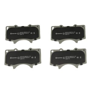 Brembo Brake Pad, Nao, Fmsi Number D976-7877/ D976-9216, Ceramic, Set of 4 – P83102N