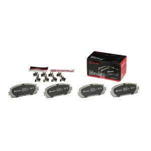 Brembo Brake Pad, Nao, Fmsi Number D1184-8538, Ceramic, Set of 4, With Hardware – P83106N