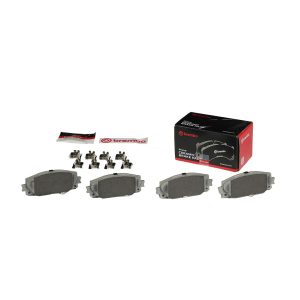 Brembo Brake Pad, Nao, Fmsi Number D1184-8538, Ceramic, Set of 4, With Hardware – P83106N