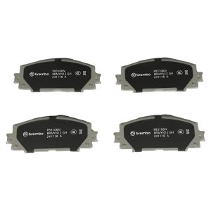 Brembo Brake Pad, Nao, Fmsi Number D1184-8538, Ceramic, Set of 4, With Hardware – P83106N