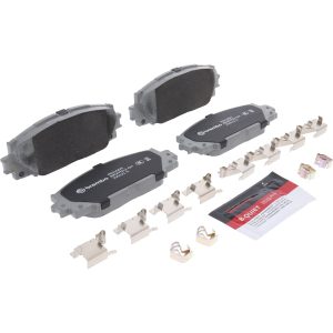 Brembo Brake Pad, Nao, Fmsi Number D1184-8538, Ceramic, Set of 4, With Hardware – P83106N