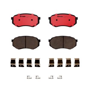 Brembo Brake Pad, Nao, Fmsi Number D433-7548, Ceramic, Set of 4, With Hardware – P83122N