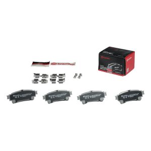 Brembo Brake Pad, Nao, Fmsi Number D1391-8841, Ceramic, Set of 4, With Hardware – P83132N