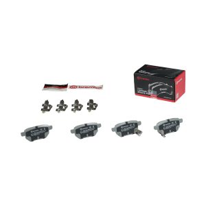 Brembo Brake Pad, Nao, Fmsi Number D1423-8463, Ceramic, Set of 4, With Hardware – P83133N