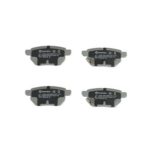Brembo Brake Pad, Nao, Fmsi Number D1423-8463, Ceramic, Set of 4, With Hardware – P83133N