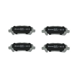 Brembo Brake Pad, Nao, Fmsi Number D1325-8437, Ceramic, Set of 4, With Hardware – P83138N