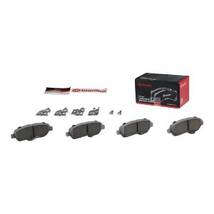 Brembo Brake Pad, Nao, Fmsi Number D1325-8437, Ceramic, Set of 4, With Hardware – P83138N
