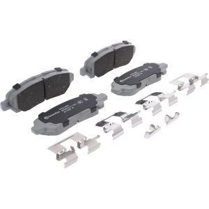 Brembo Brake Pad, Nao, Fmsi Number D1325-8437, Ceramic, Set of 4, With Hardware – P83138N