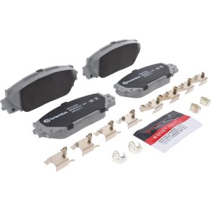 Brembo Brake Pad, Nao, Fmsi Number D1184-8301, Ceramic, Set of 4, With Hardware – P83141N