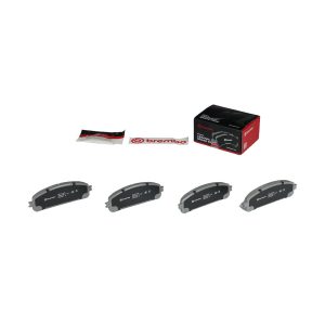 Brembo Brake Pad, Nao, Fmsi Number D1567-8776, Ceramic, Set of 4, With Hardware – P83145N