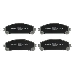 Brembo Brake Pad, Nao, Fmsi Number D1567-8776, Ceramic, Set of 4, With Hardware – P83145N