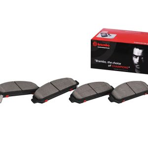 Brembo Brake Pad, Nao, Fmsi Number D1401-8509, Ceramic, Set of 4, With Hardware – P83149N
