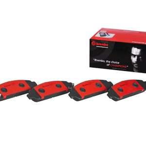 Brembo Brake Pad, Nao, Fmsi Number D1401-8509, Ceramic, Set of 4, With Hardware – P83149N