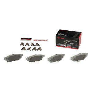 Brembo Brake Pad, Nao, Fmsi Number D1391-9084, Ceramic, Set of 4, With Hardware – P83152N